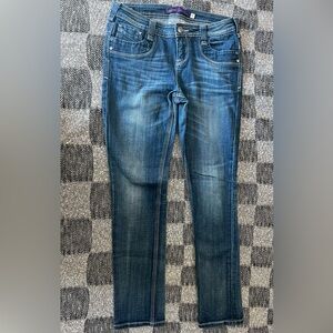 Vigoss Women's Straight Leg Jeans - Blue